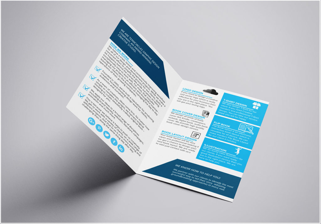 Bifold Brochure Mockup