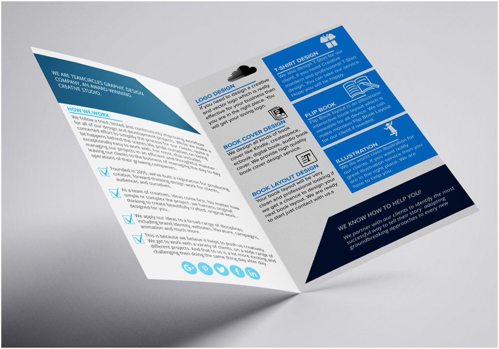 Bifold Brochure Mockup