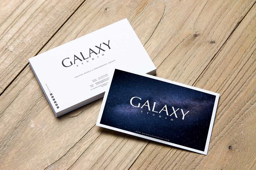 Classic Business Cards Mockup