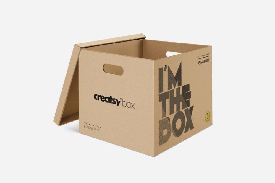 Delivery Box Mockup