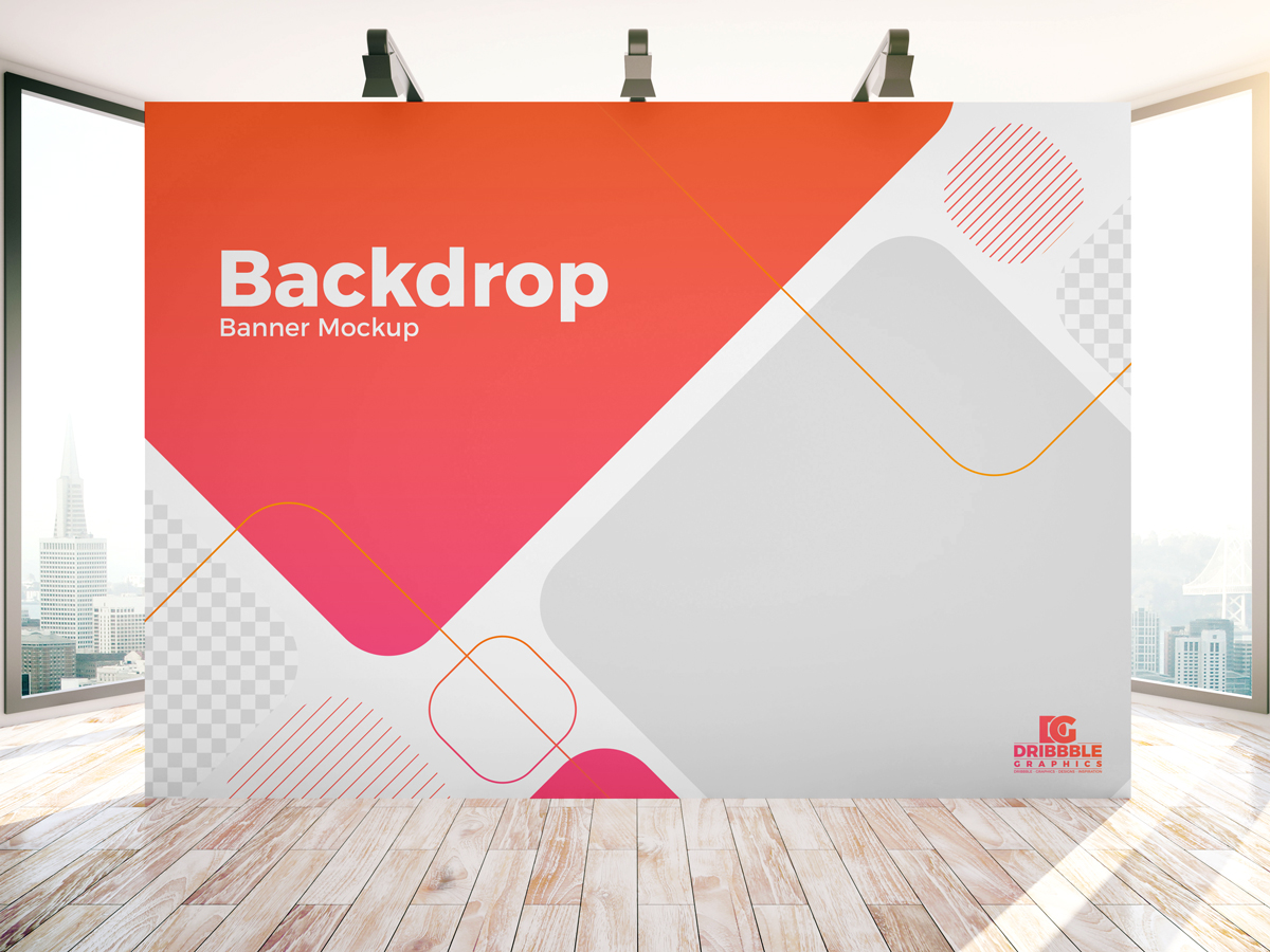 Free Event Backdrop Mockup - Mockup City