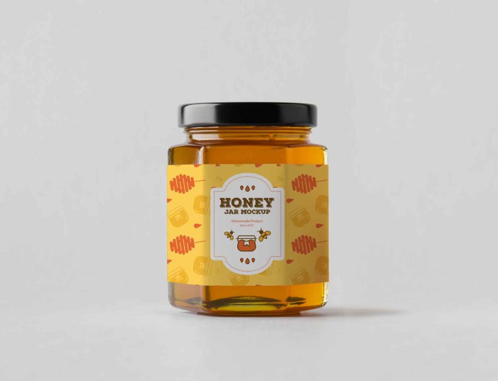 Honey Jar Mockup