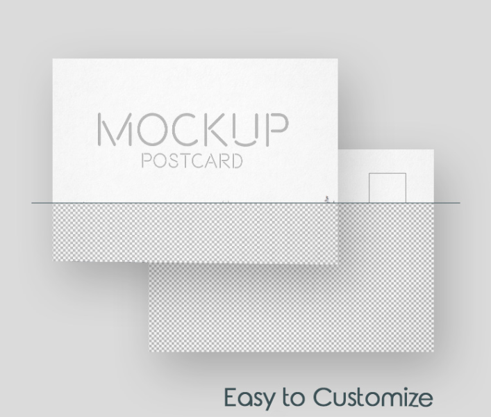 Download Free Modern Postcard Mockup Mockup City