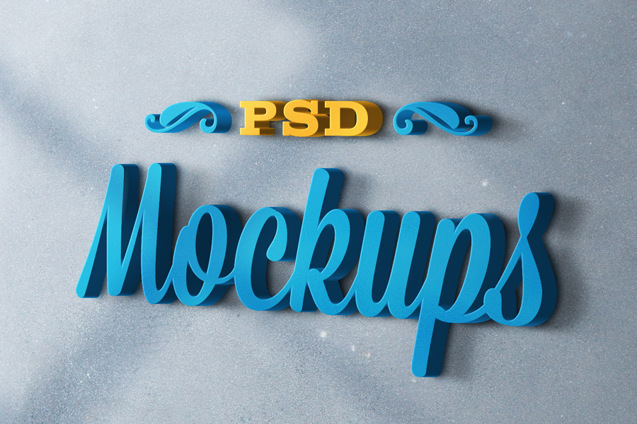 3D Logo Mockups