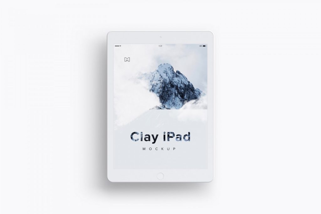 Clay iPad Mockup