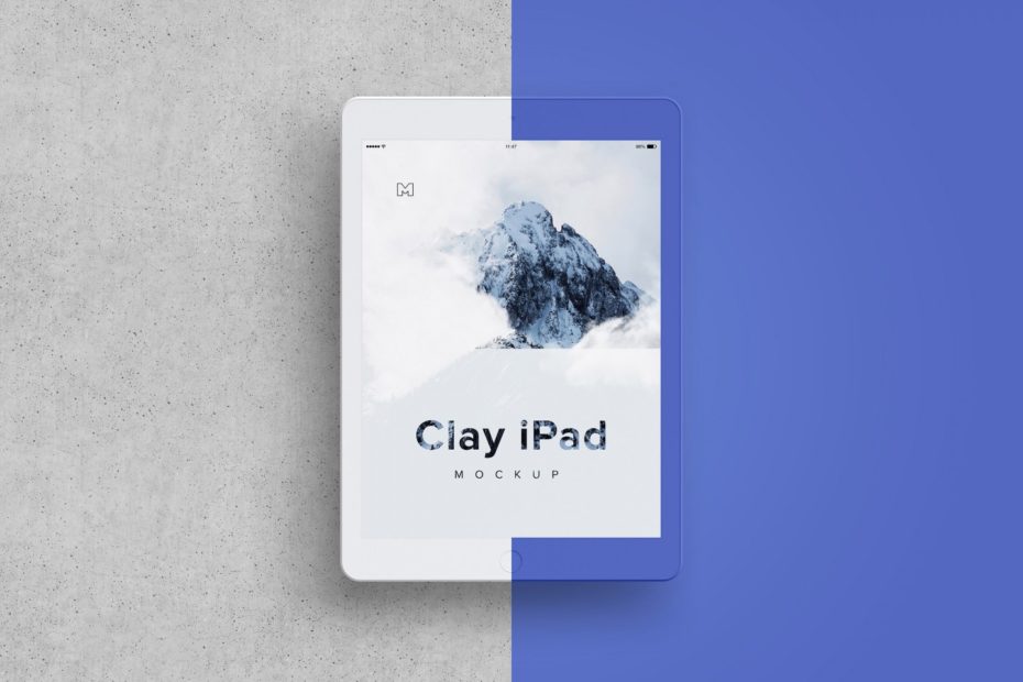 Clay iPad Mockup