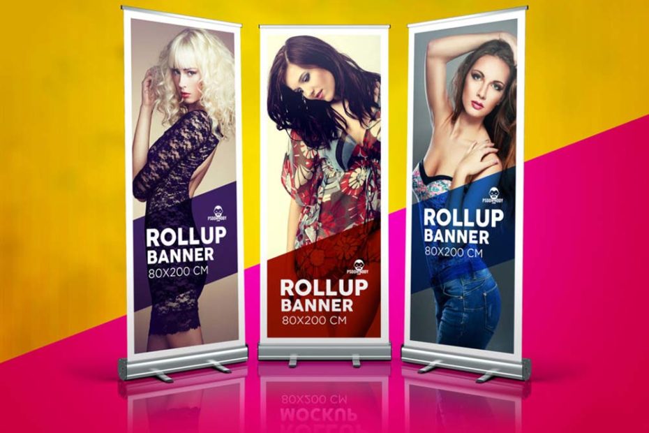 Fashion Rollup Banner Mockup