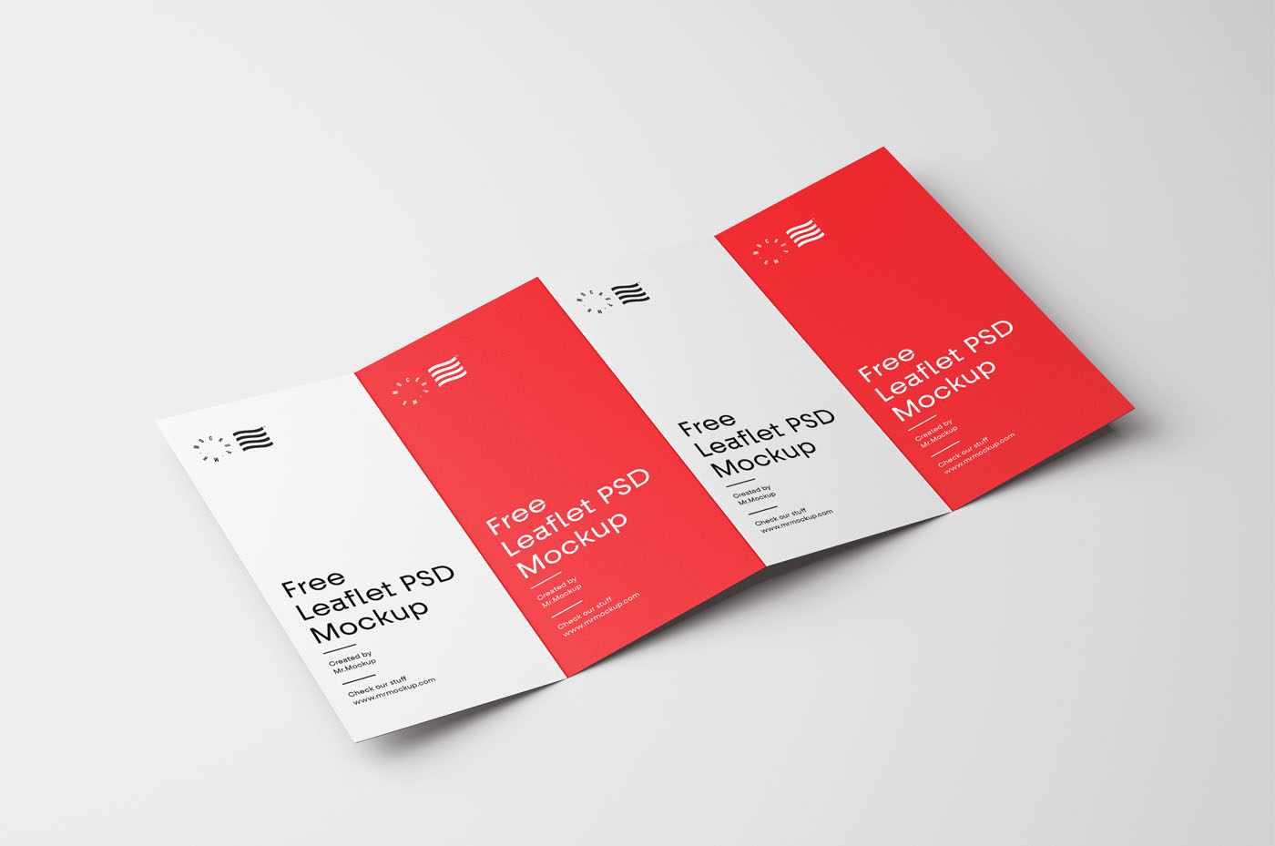 Four Fold Brochure Mockup