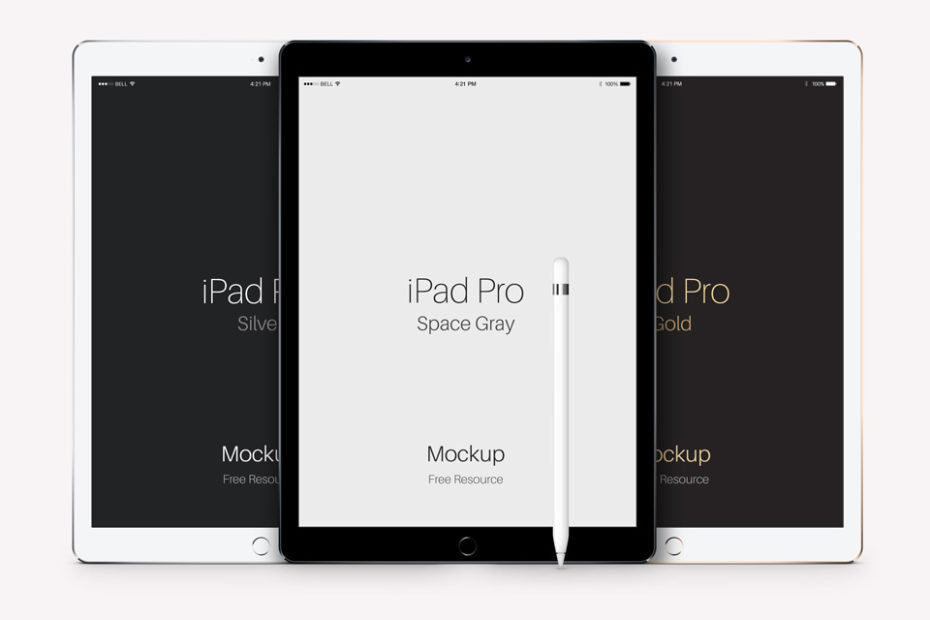 Minimal iPad Pro Mockup