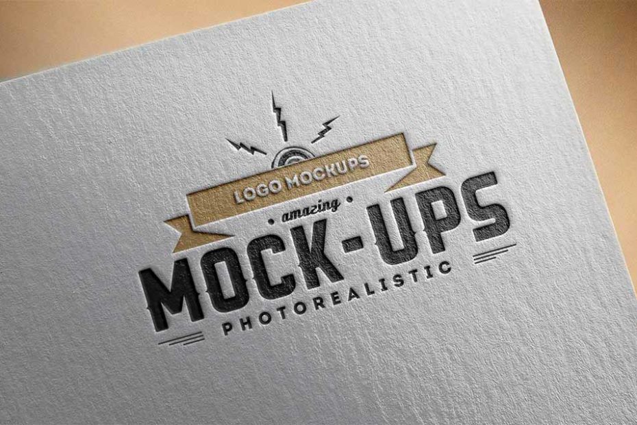 Paper Logo Mockup