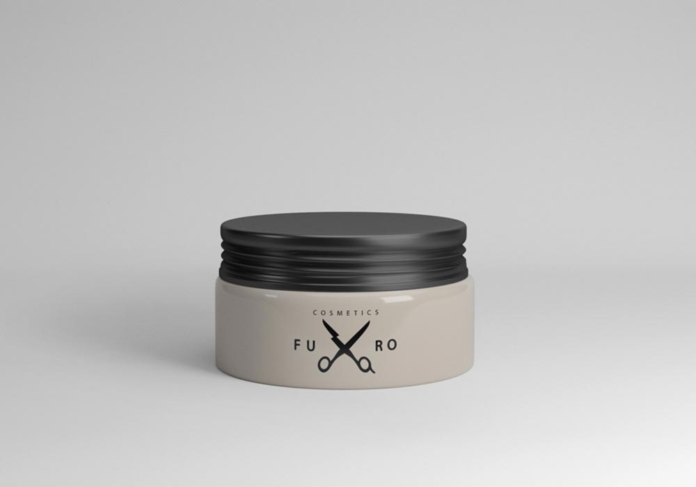 Simple Cosmetic Jar Mockup