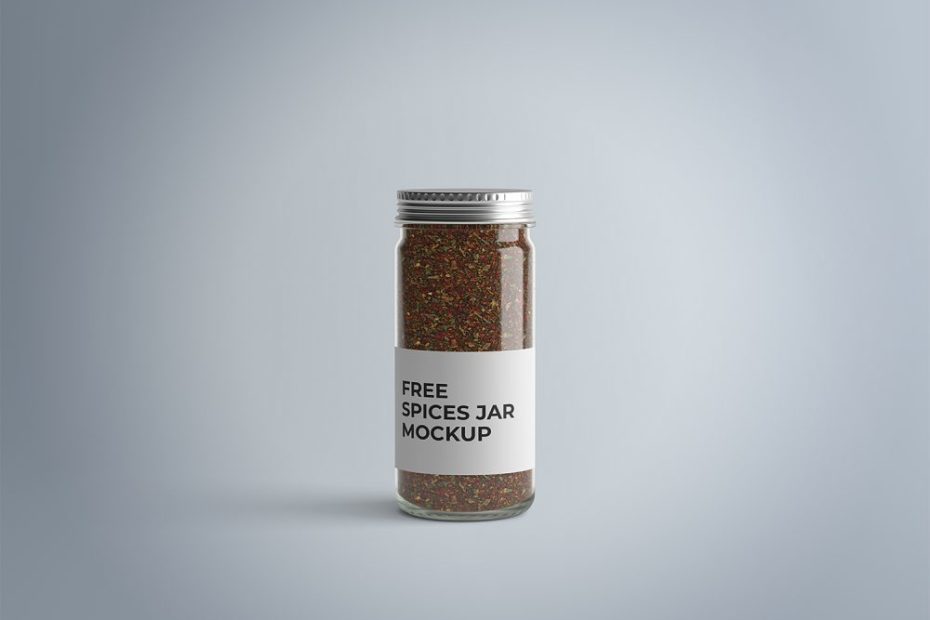 A glass jar contain spices