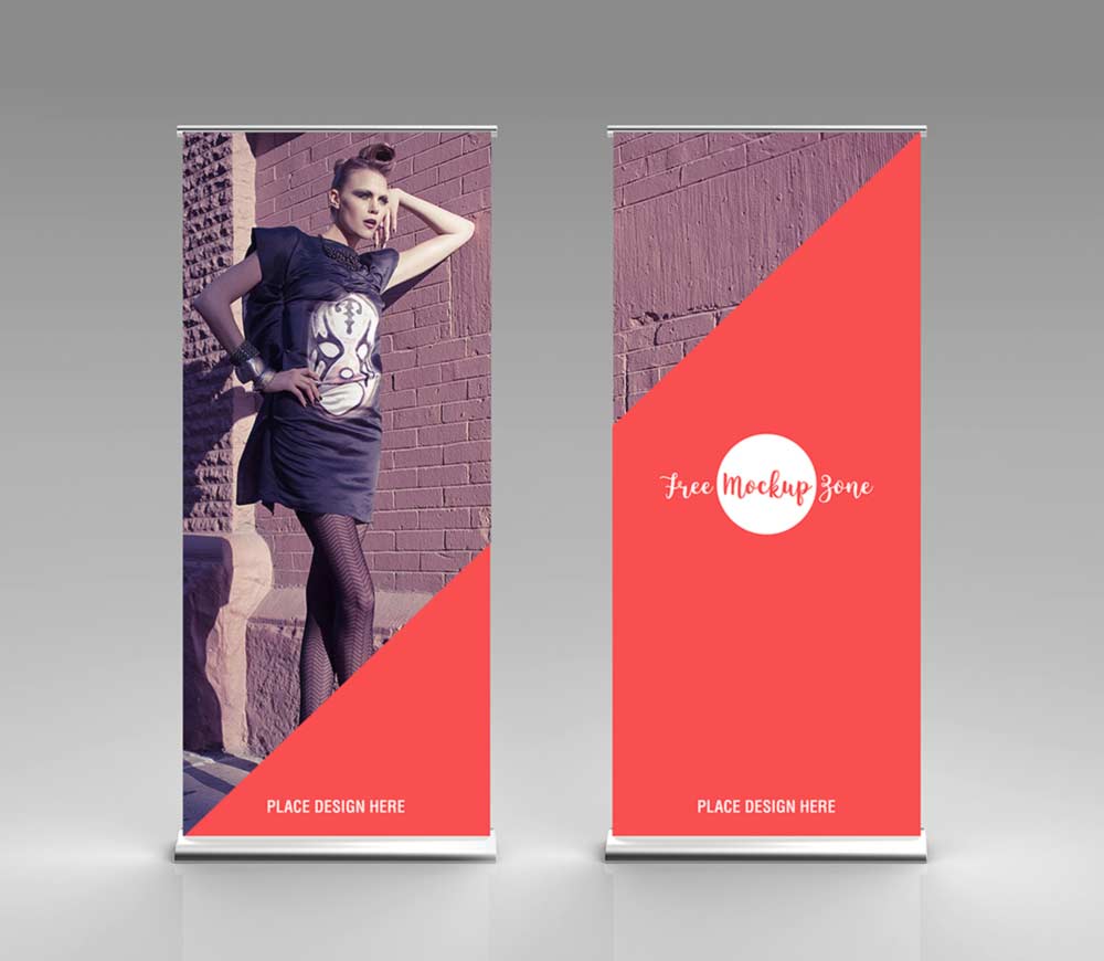 Rollup Banner Stand Mockup