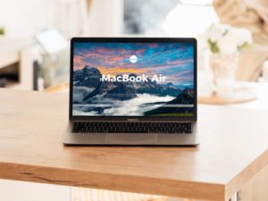 Free MacBook Air Mockup
