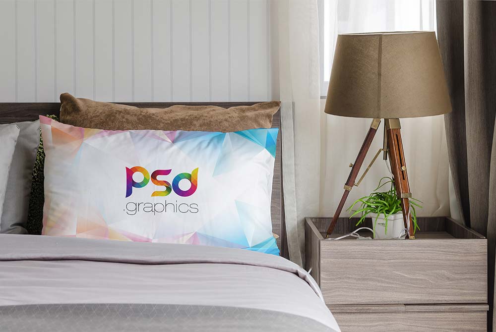 Free Pillow Mockup Free PSD