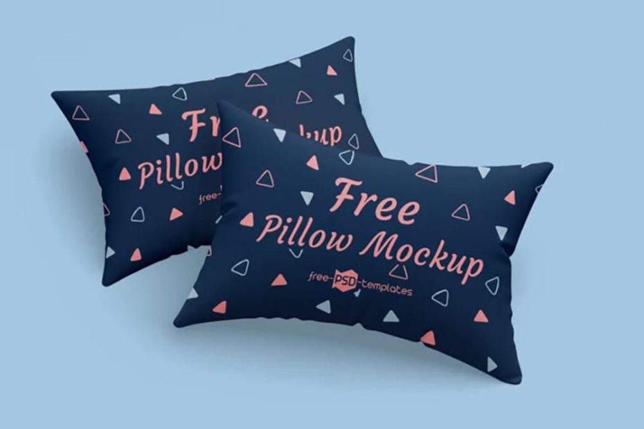 Free Pillows Mockup Template