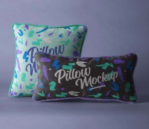 Free PSD Pillow Mockup Set