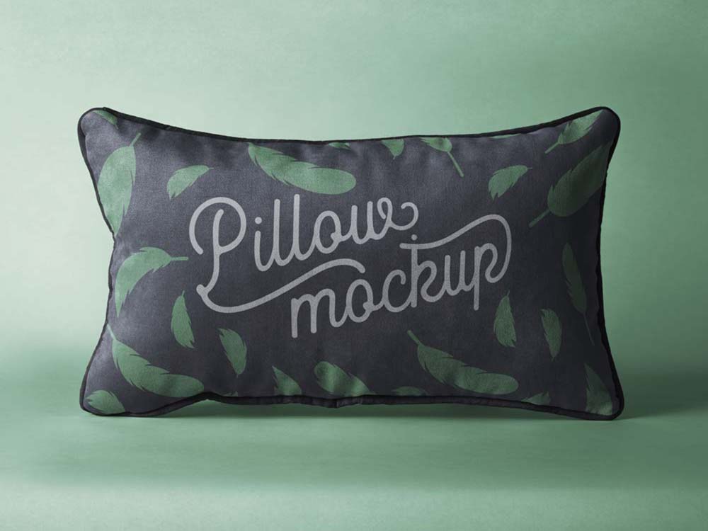 Free Rectangular Pillow Mockup