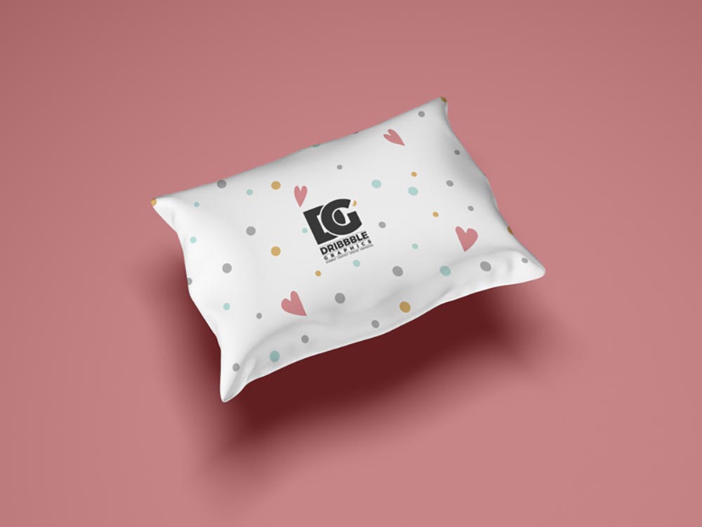 Free Rectangular Pillow PSD Mockup