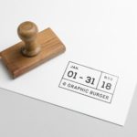 Free Rubber Stamp PSD Mockup
