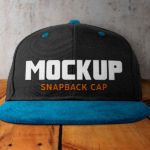 Free Snapback Cap Mockup