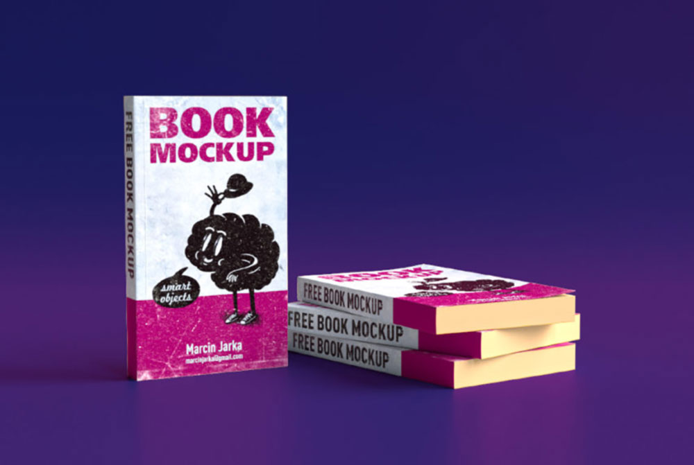 Download Free Softcover Books Psd Mockup Mockup City PSD Mockup Templates