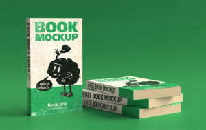 Free Softcover Books PSD Mockup