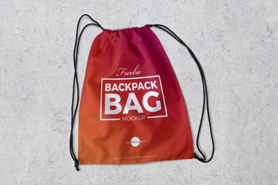 Free Backpack Bag Mockup