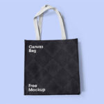 Free Canvas Bag PSD Mockup