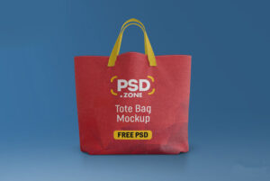 Free Canvas Tote Bag Mockup Free PSD