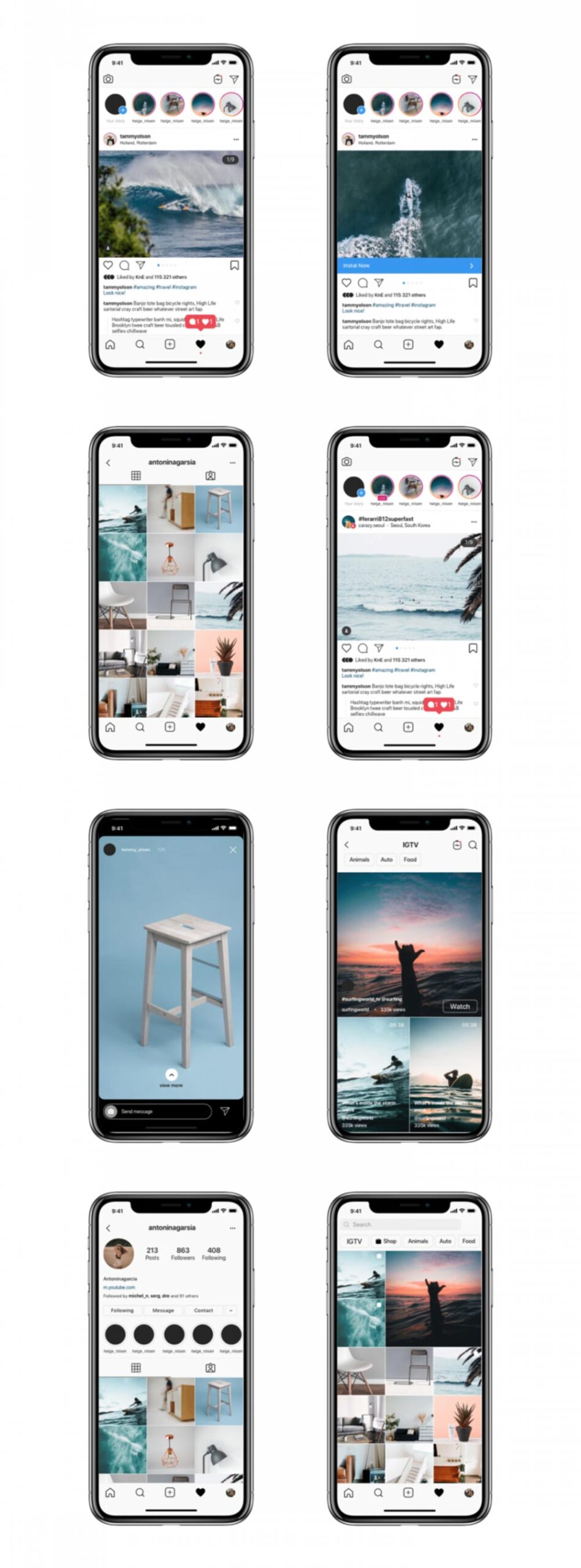 Instagram Mockup Set