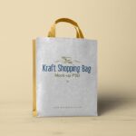Free Kraft Paper Shopping Bag Mockup