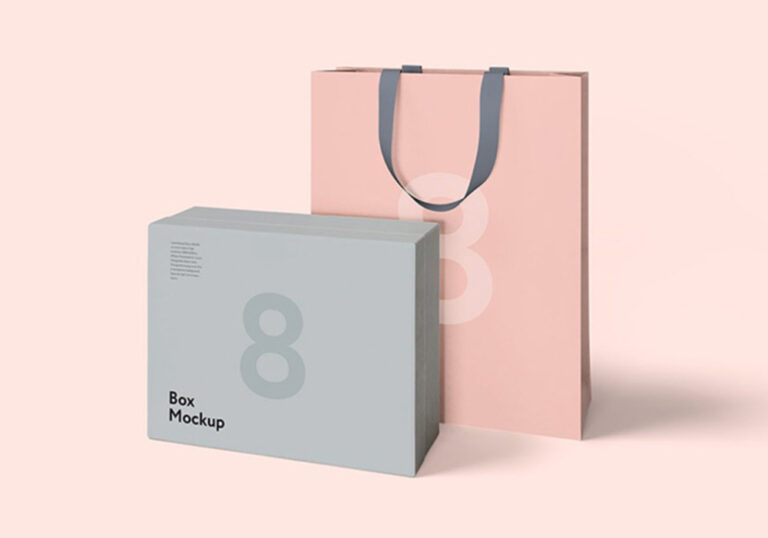 Free Luxury Box & Bag Mockup Mockup City