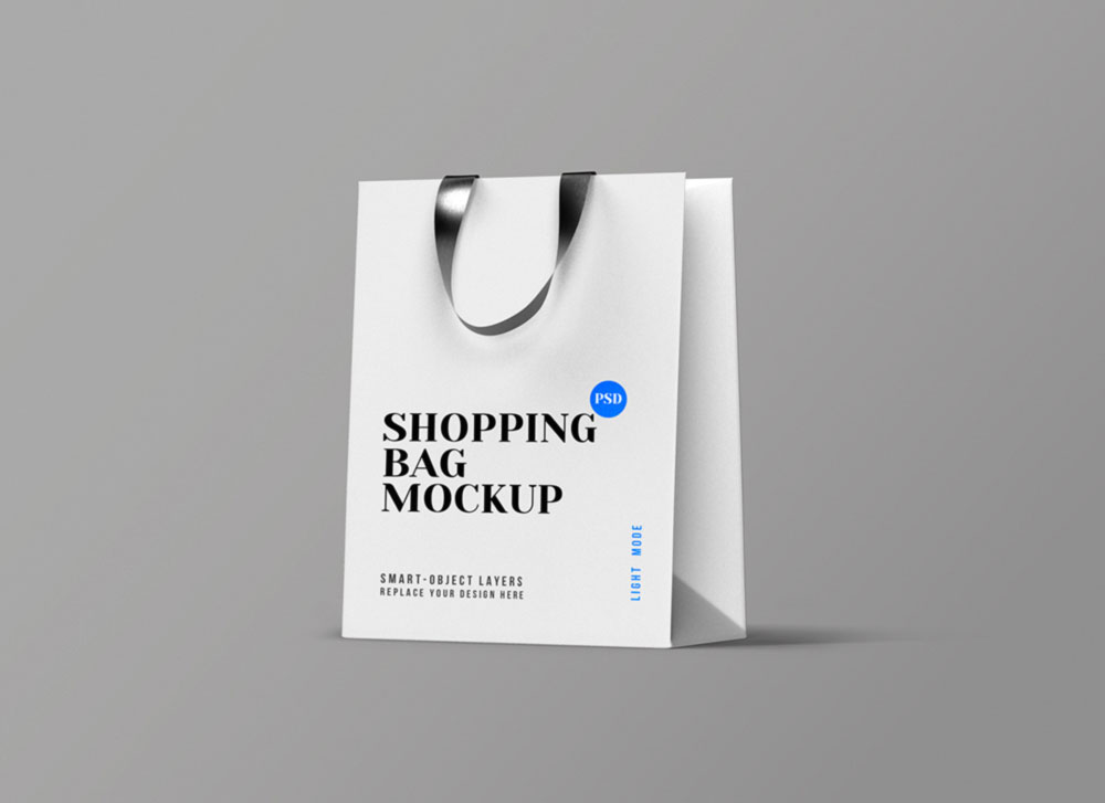 Minimal Shopping Bag Mockup