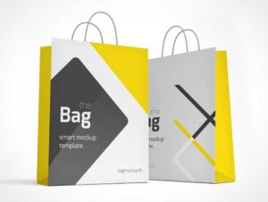 Free Paper Bag Mockup Template PSD