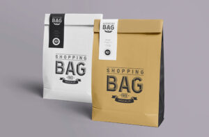 Free Paper Bags Mockup