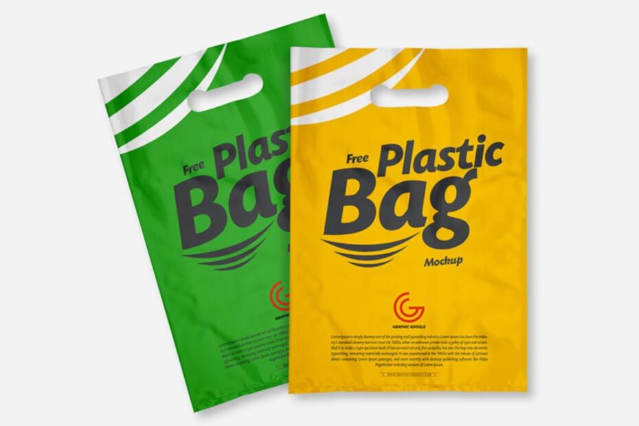 Free Plastic Bag Mockup
