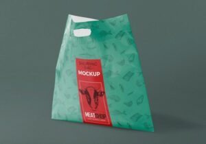 Free Plastic Bag PSD Mockup