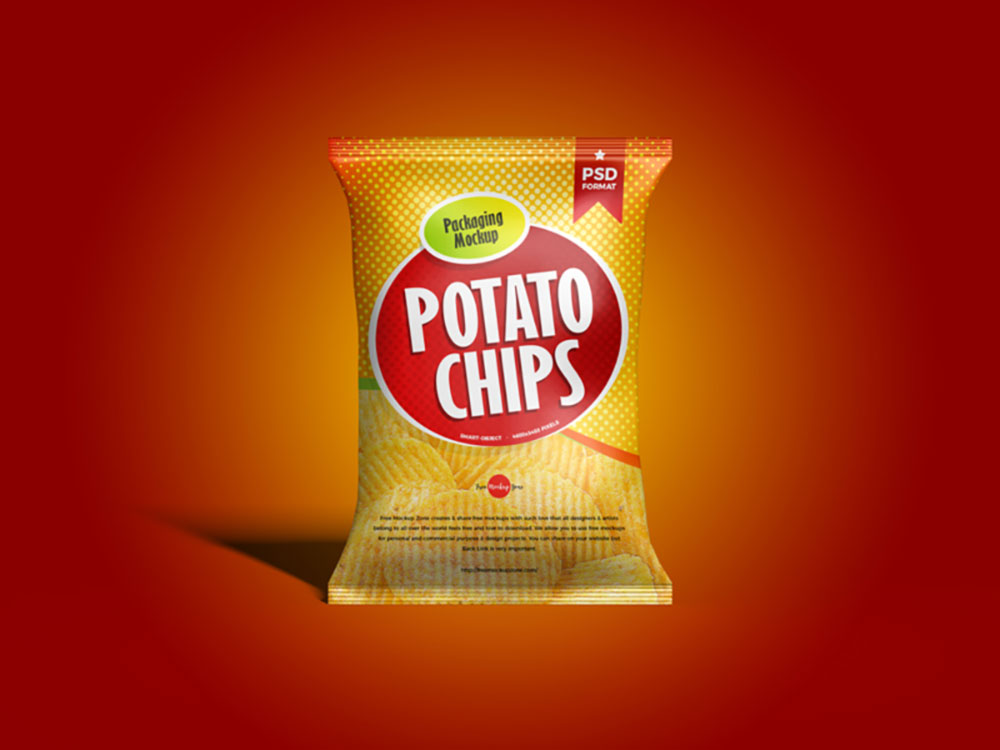 Download Free Potato Chips Bag Mockup Mockup City