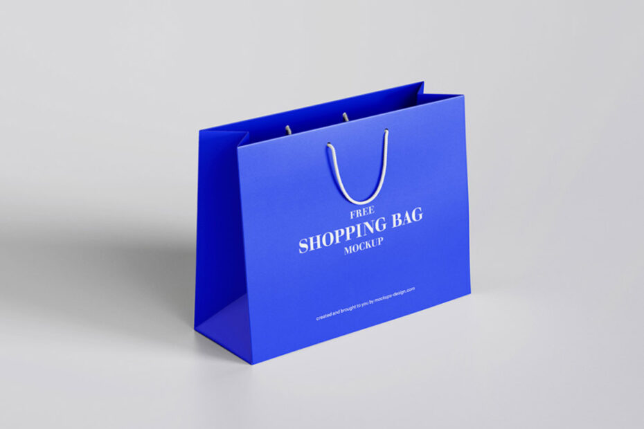 Free Shopping Bag PSD Mockup