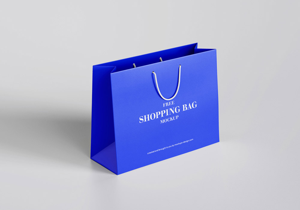 Free Shopping Bag PSD Mockup