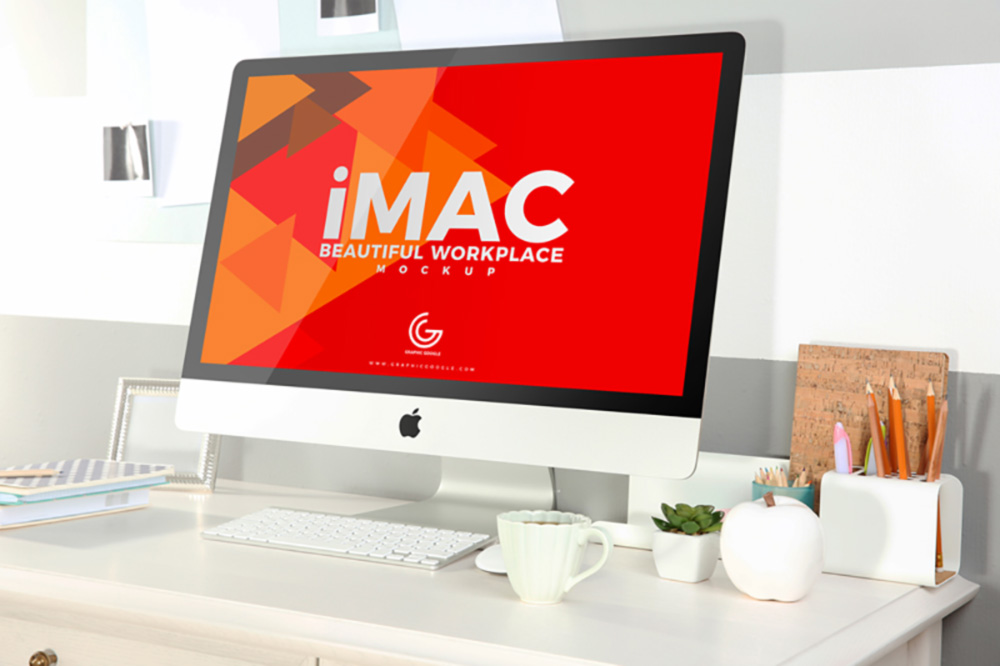 Workplace iMac Mockup
