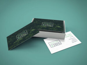 Free Clean Business Cards PSD Mockup