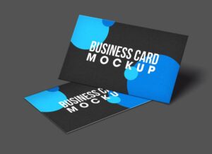 Free Simple Business Card Mockup PSD