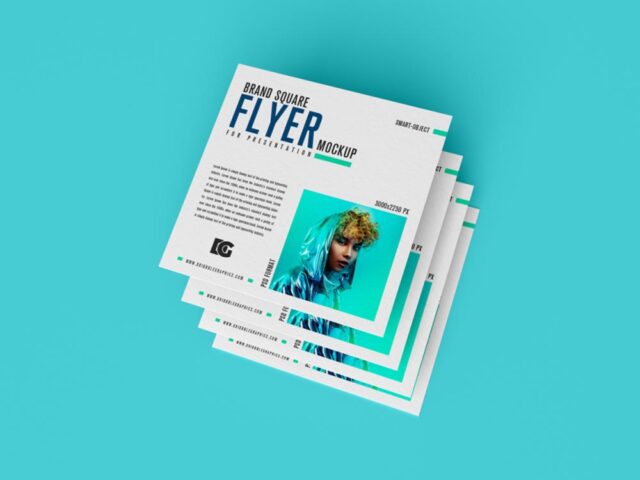 Free US Letter Flyer Mockup - Mockup City
