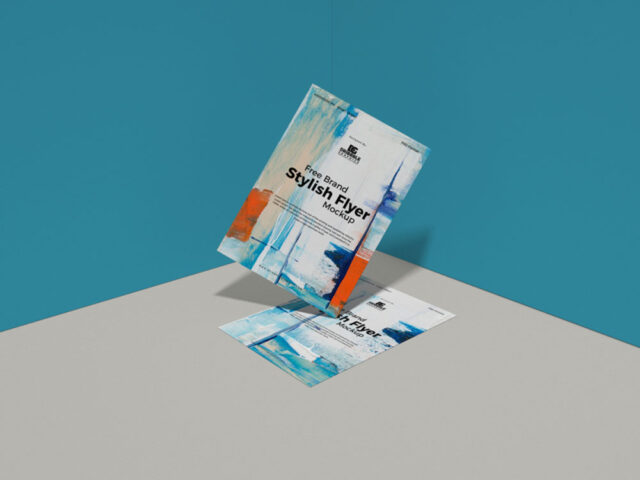 Free Grid DL Flyer Mockup - Mockup City