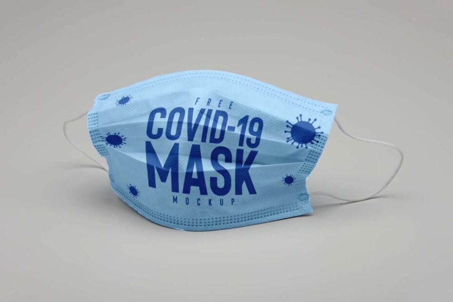 Free Covid-19 Face Mask Mockup