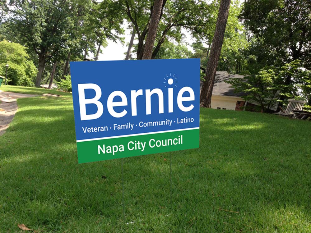 Election Yard Sign Mockup