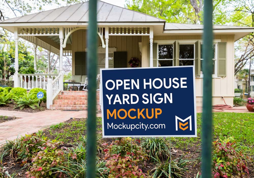 Download Free Yard Sign Mockups Mockup City