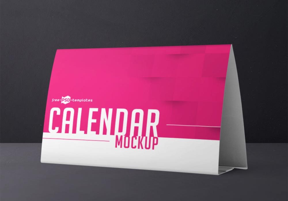 Free Calendar Mockup PSD